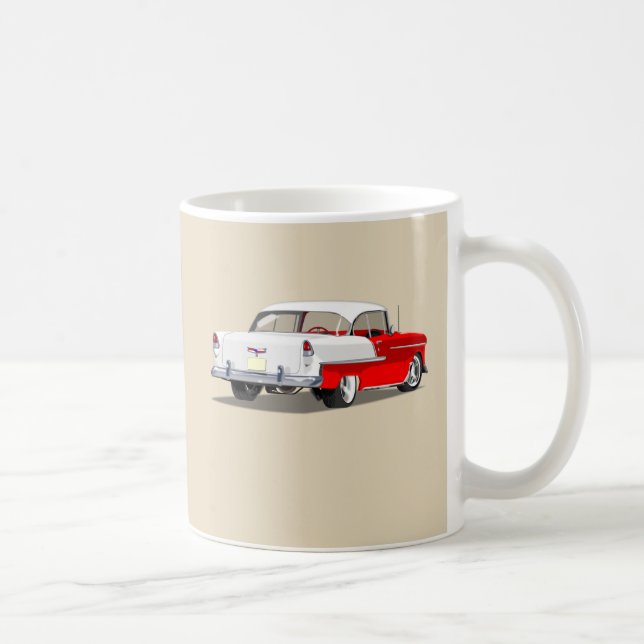 1955 Shoebox Mug - Red and White (Right)