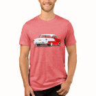 1955 Shoebox Shirt in Red and White