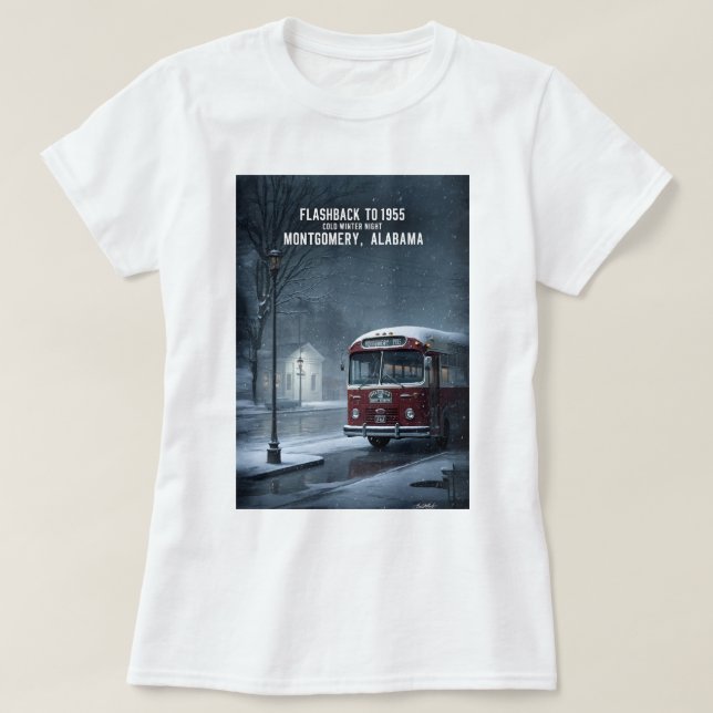 1955 Winter Flashback T-Shirt (Design Front)