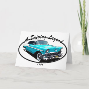 1956 BEL AIR BLUE CARD