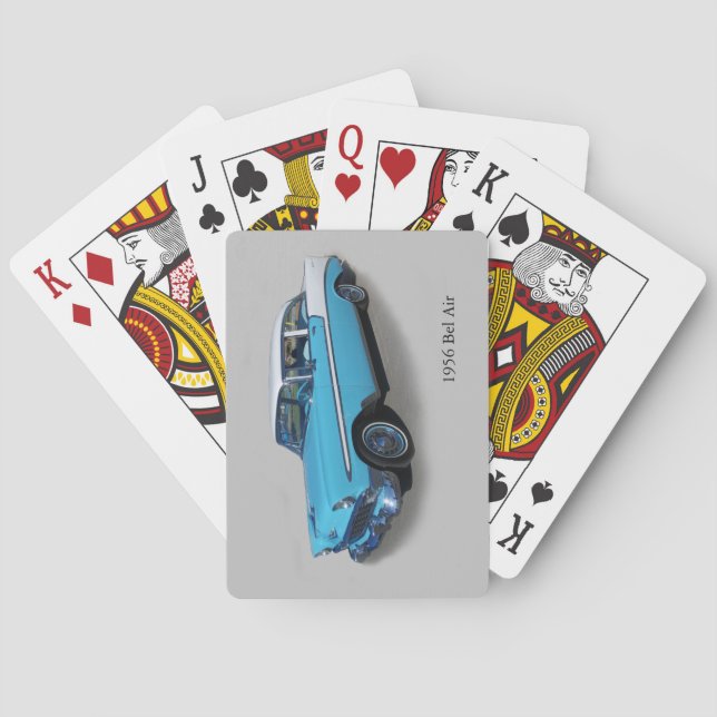1956 Bel Air playing cards (Back)