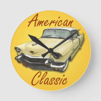 1956 Cadillac DeVille Round Clock