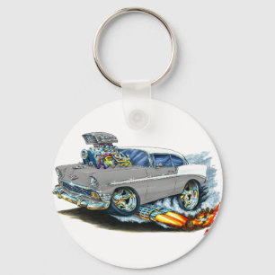 1956 Chevy 150-210 Grey Car Key Ring