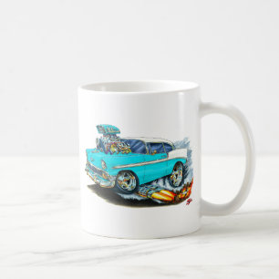1956 Chevy 150-210 Turquoise Car Coffee Mug
