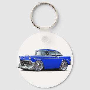 1956 Chevy Belair Blue Car Key Ring