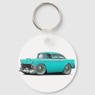1956 Chevy Belair Turquoise Car Key Ring