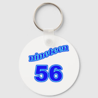 1956 Nineteen 56 Key Ring