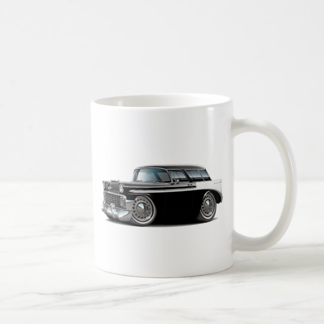 1956 Nomad Black-White Car Coffee Mug (Right)