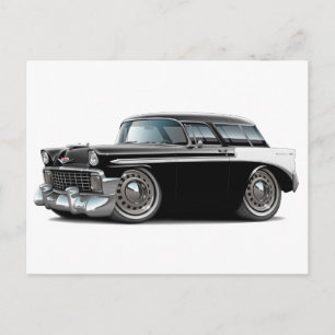 1956 Nomad Black-White Car Postcard