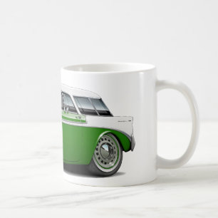 1956 Nomad Green-White Top Car Coffee Mug