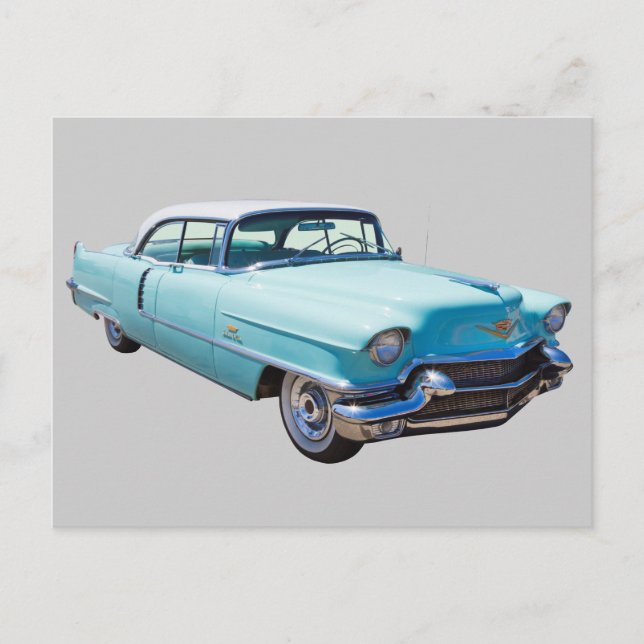 1956 Sedan Deville Cadillac Luxury Car Postcard (Front)