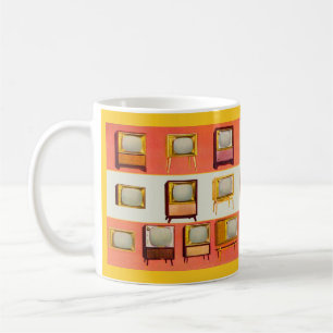 1956 television sets coffee mug