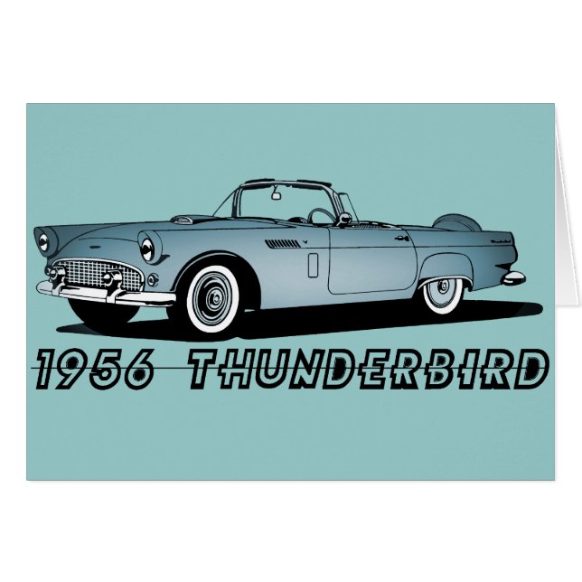 1956 Thunderbird (Front Horizontal)