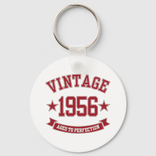 1956 Vintage Aged to Perfection Key Ring