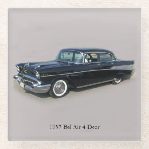 1957 Bel Air 4 Door glass coaster