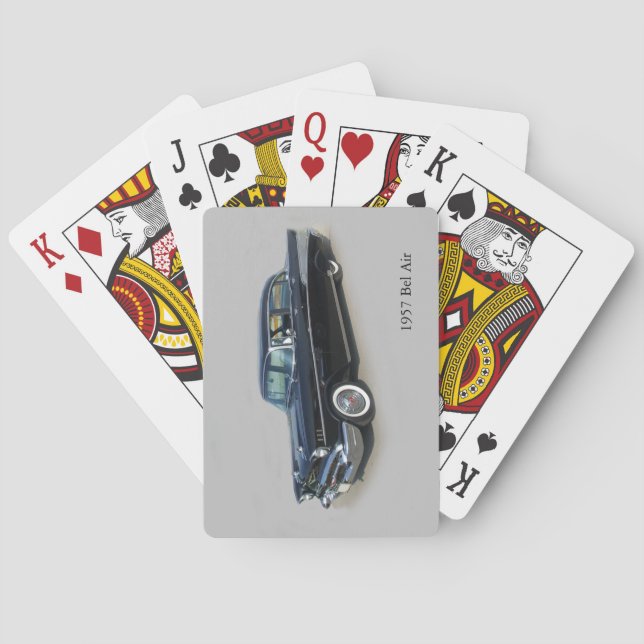 1957 Bel Air 4 Door playing cards (Back)