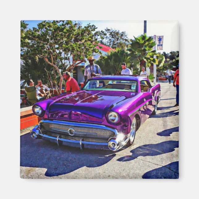 1957 Buick HotRod Magnet (Front)