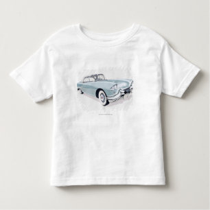 1957 Cadillac with silhouette of driver inside Toddler T-Shirt