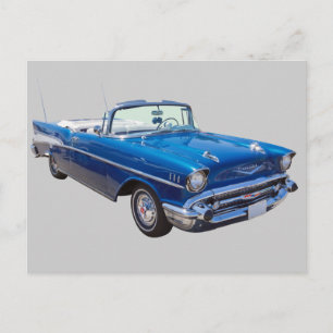 1957 Chevrolet Bel Air 2-door Convertible Postcard