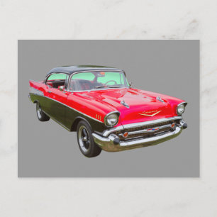 1957 Chevrolet Bel Air Classic Car Postcard