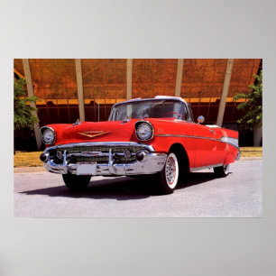 1957 Chevrolet Bel-Air Convertible Poster