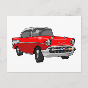 1957 Chevrolet Bel Air Postcard