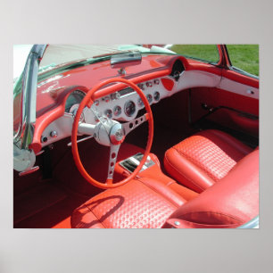 1957 Chevrolet Corvette Poster