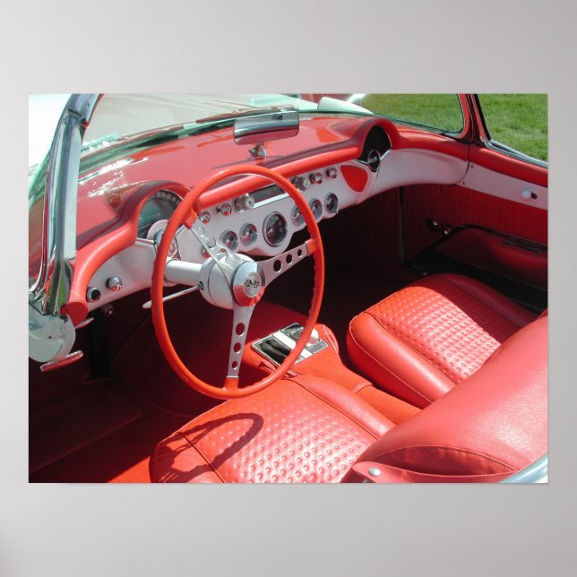 1957 Chevrolet Corvette Poster (Front)