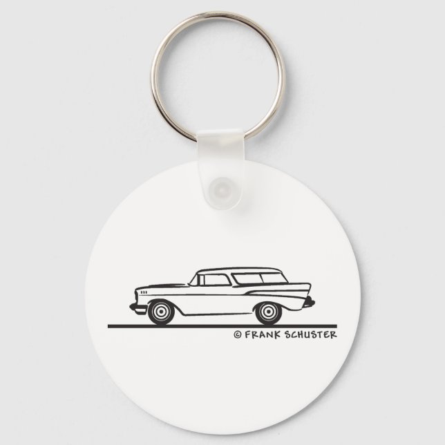 1957 Chevrolet Nomad Key Ring (Front)