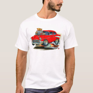 1957 Chevy 150-210 Red Car T-Shirt