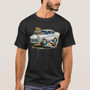 1957 Chevy 150-210 White Car T-Shirt