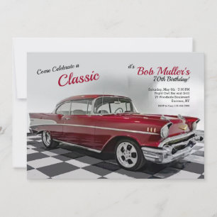 1957 Chevy Bel Air Invitation