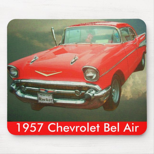 1957 Chevy Bel Air Mouse Pad (Front)