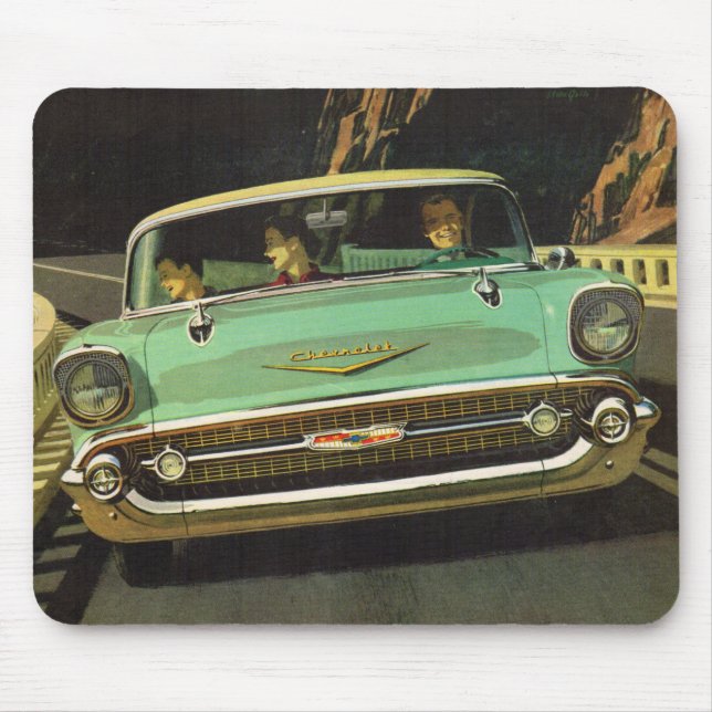 1957 Chevy Bel Air Mouse Pad (Front)