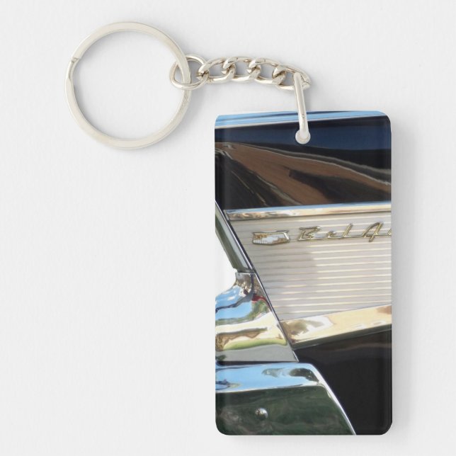 1957 Chevy Bel Air - Tail Fin - Keychain (Front)