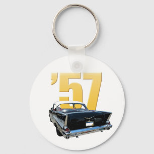 1957 Chevy Bel Aire Rear View Key Ring