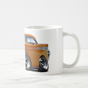 1957 Chevy Belair Orange Hot Rod Coffee Mug