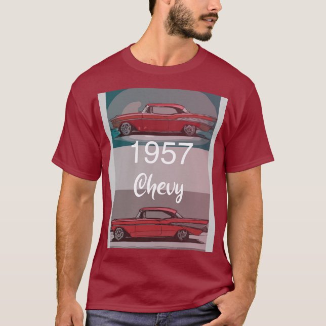 1957 Chevy design T-Shirt (Front)