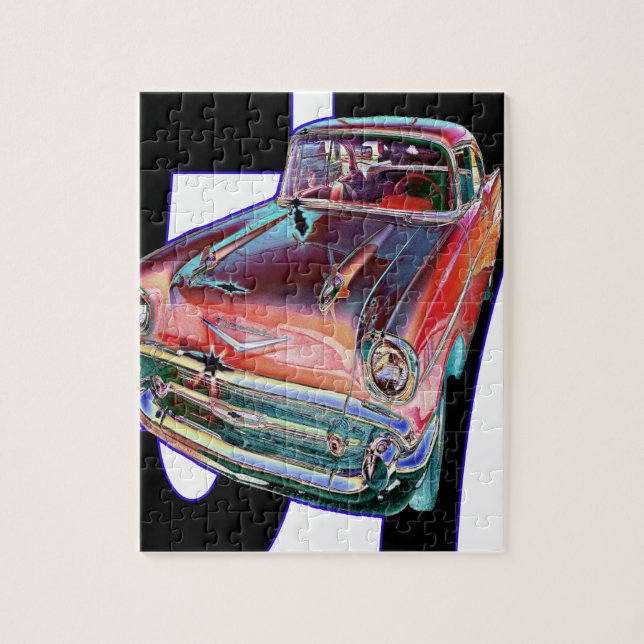 1957 Chevy Jigsaw Puzzle (Vertical)