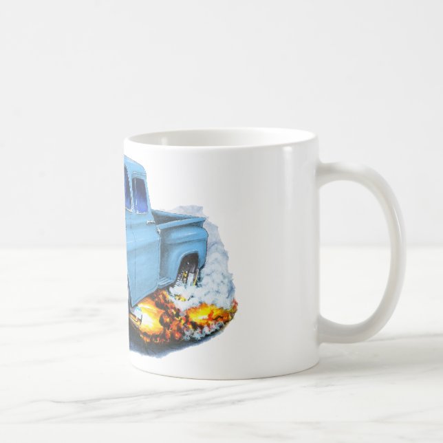 1957 Chevy Pickup Lt Blue Coffee Mug (Right)