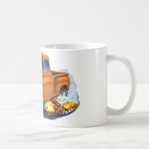 1957 Chevy Pickup Orange Coffee Mug
