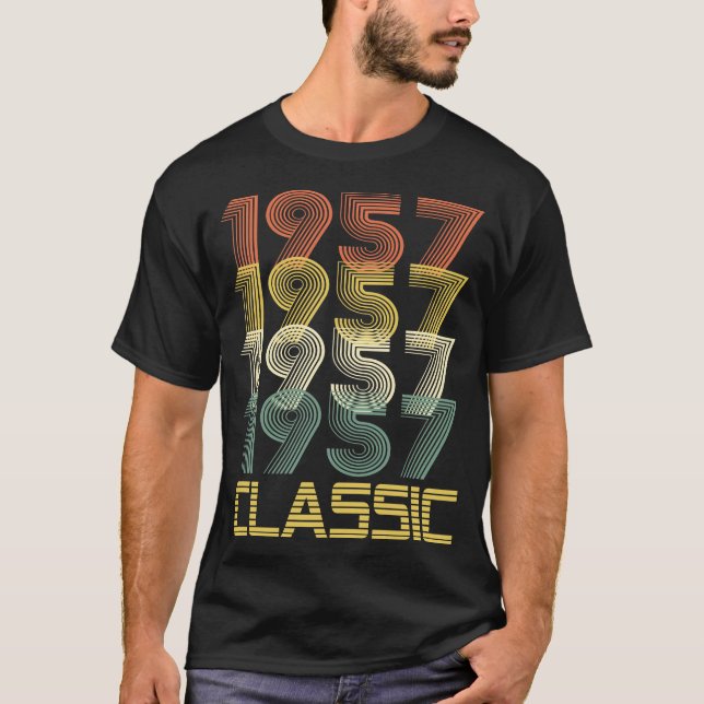 1957 Classic Birth Year Legends Gift Tshirt (Front)