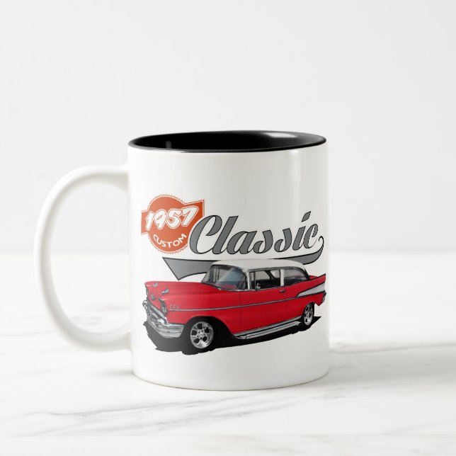 1957 Classic Two-Tone Coffee Mug (Left)