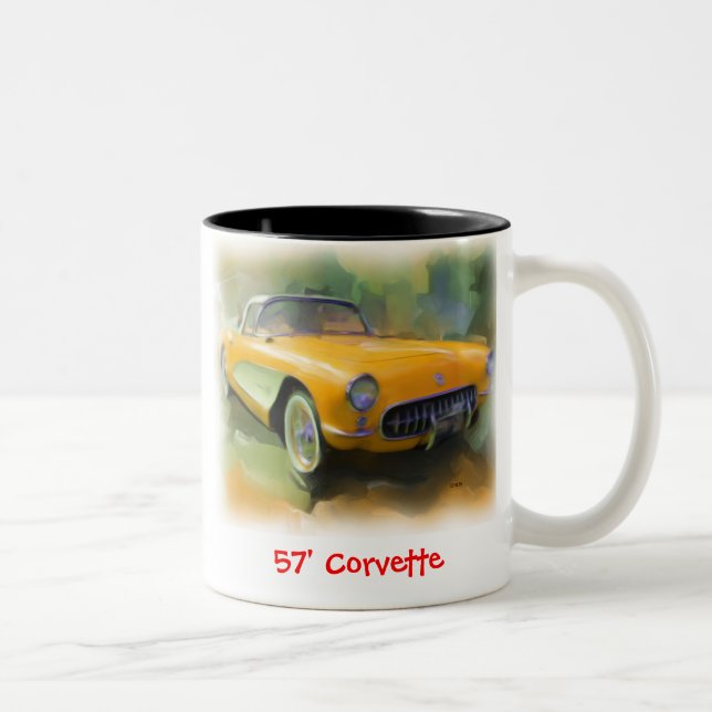 1957 Corvette Two-Tone Coffee Mug (Right)