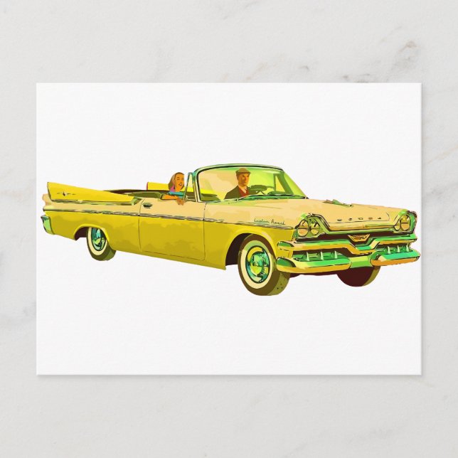 1957 Dodge Custom Royal Lancer Postcard (Front)