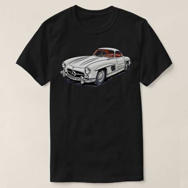 1957 Mercedes 300 SL T-Shirt (Design Front)
