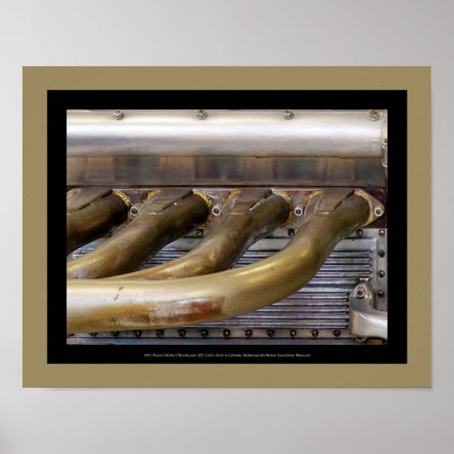 1957 Meyer Drake Engine - detail Poster (Front)