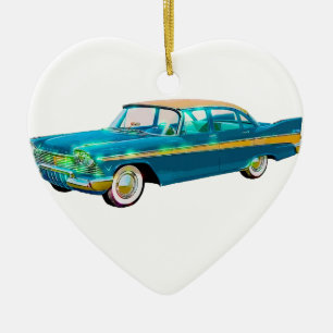 1957 Plymouth Belvedere Ceramic Ornament