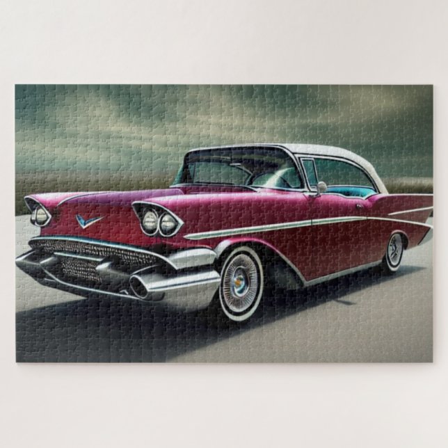 1957 Pontiac Bonneville classic car Jigsaw Puzzle (Horizontal)