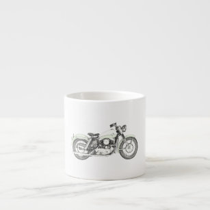 1957 Sportster Motorcycle Espresso Cup